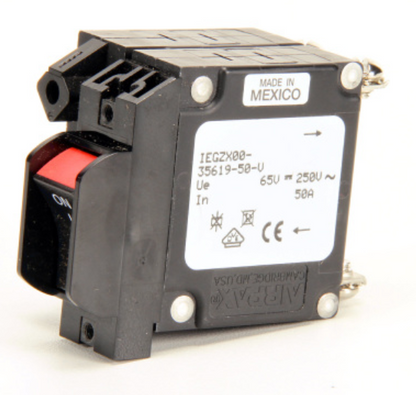 15480 Interruptor basculante/disyuntor, 2 polos, 50 A Nieco