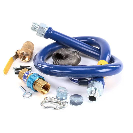 1675KIT48 3/4" DIA., 48" BLUE HOSE, SNAPFAST, FULL Dormont