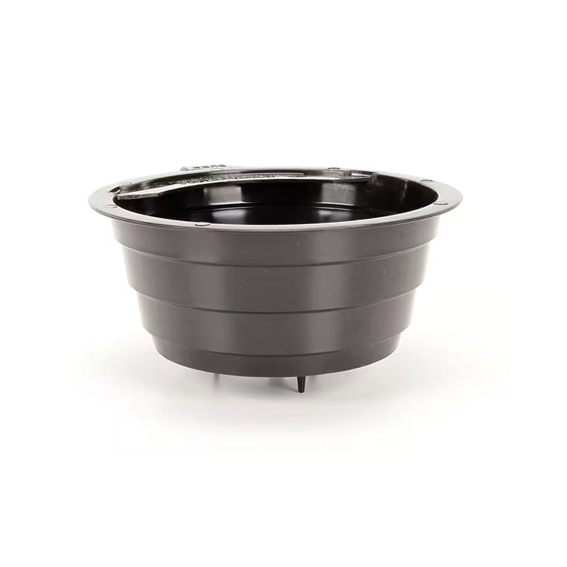 20583.0003 Embudo con adhesivos, pastico negro Bunn