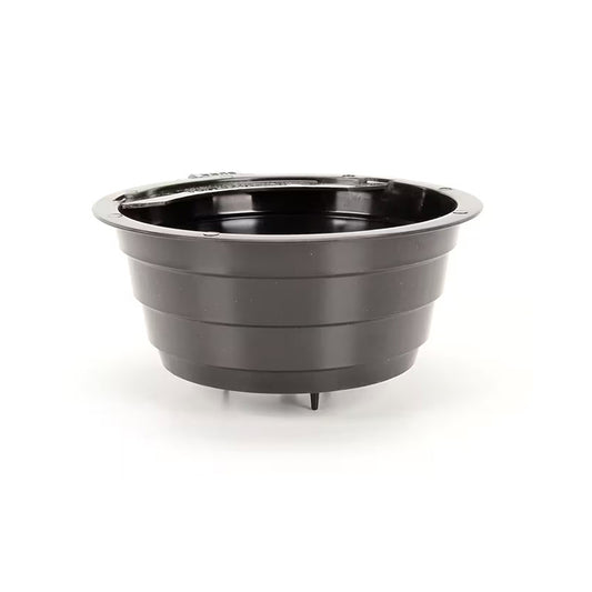 20583.0003 Embudo con adhesivos, pastico negro Bunn