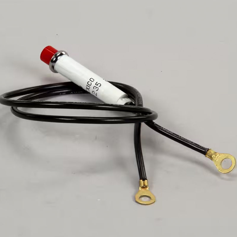 2J-35687  Indicador luminoso, Gl o Dot, rojo Wells